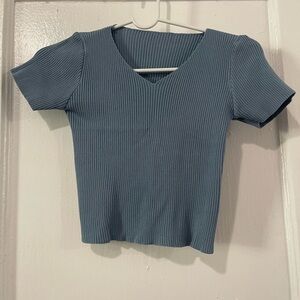 SHEIN Ribbed Cropped Sweater